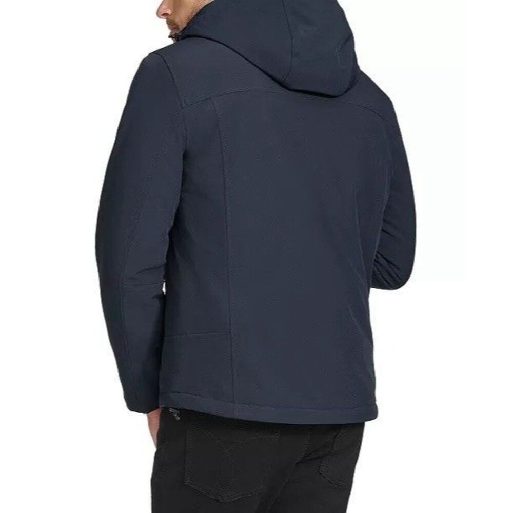 Calvin Klein New Men’s Jacket MEDIUM Sherpa Lined Infinite Soft Shell True NAVY - Picture 5 of 16